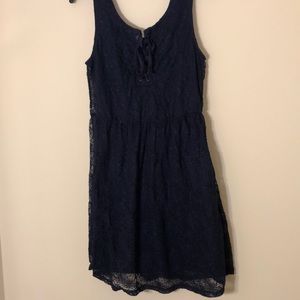 Navy blue Lace dress